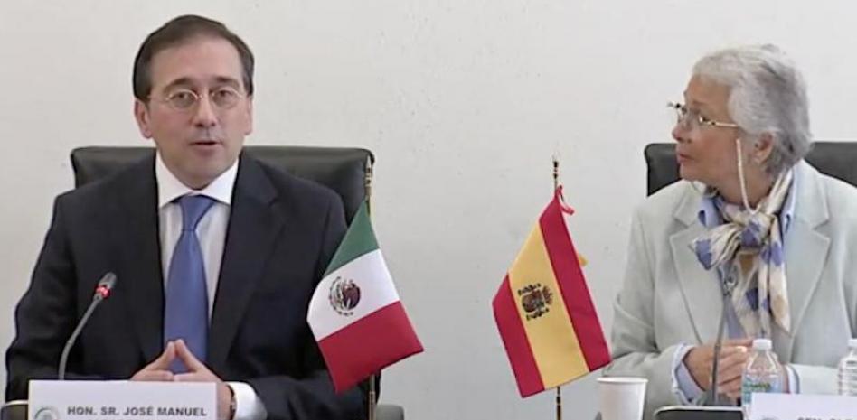  Canciller español pide a senadores mexicanos seguridad jurídica para empresas de su país