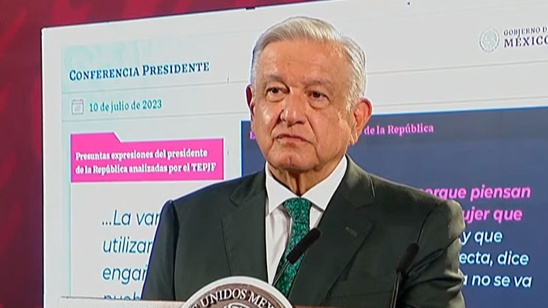  AMLO se queja de resolución del TEPJF sobre denuncia por violencia política de género contra Xóchitl Gálvez