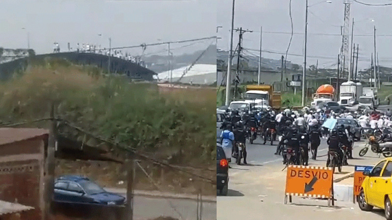  Protestan en cárcel de Ecuador por traslado de preso que amenazó a Fernando Villavicencio
