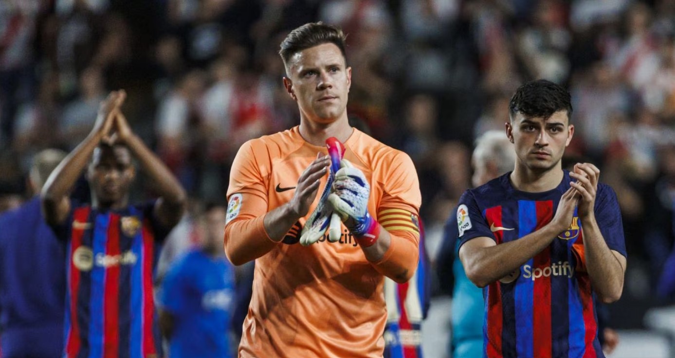  Ter Stegen hace historia con Barcelona de cara a concretar el título de liga en España