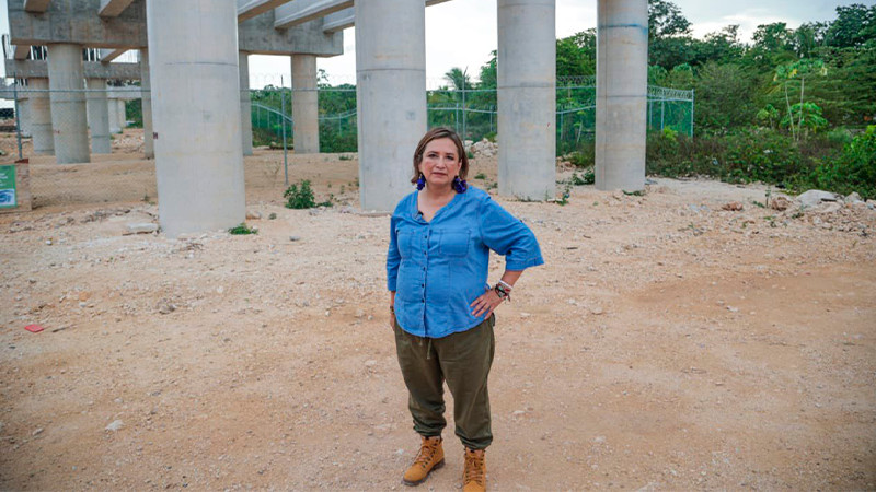  Tras visita de Xóchitl Gálvez al Tramo 5 del Tren Maya, presenta denuncia por daño ambiental