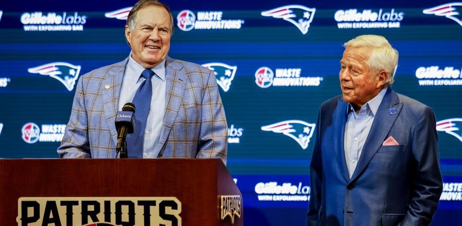  Belichick dejará de ser el entrenador de los Patriots tras 24 temporadas y seis títulos