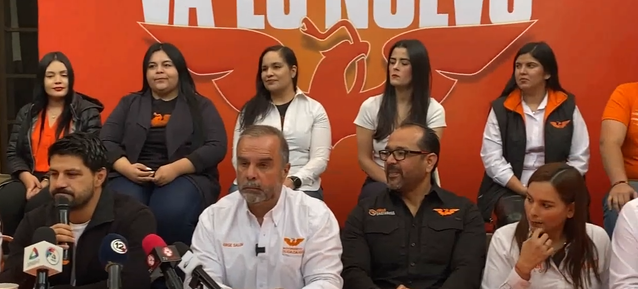  Movimiento Ciudadano presentó a sus candidatos federales en una rueda de prensa encabezada por Martín Vivanco