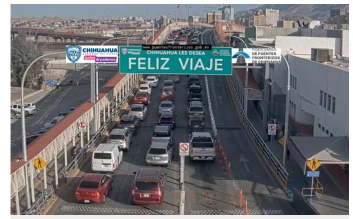  Puente Libre registra mayor tiempo de espera para El Paso Texas
