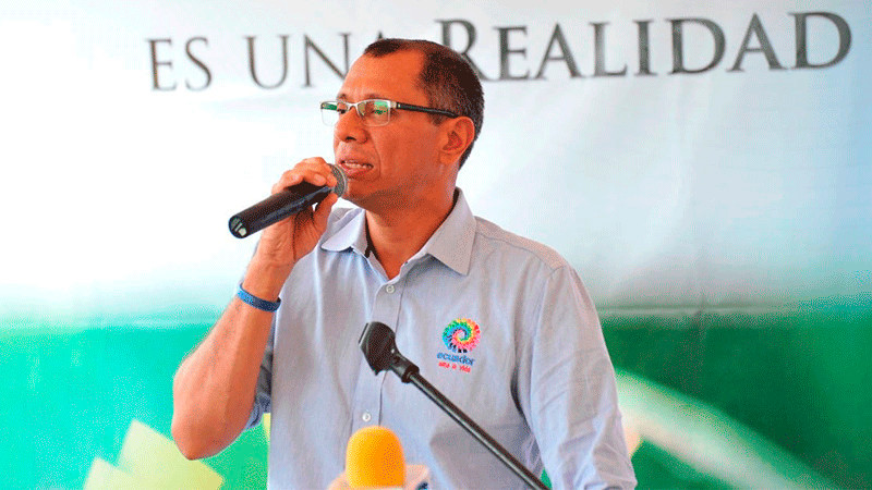  Trasladan a ex vicepresidente de Ecuador Jorge Glas a una prisión