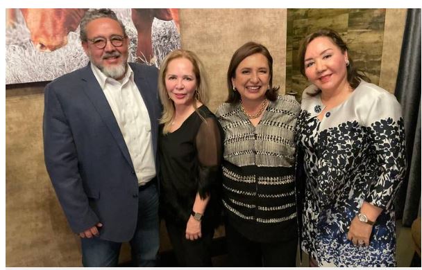  Se reúne Xóchitl Gálvez con empresarios juarenses