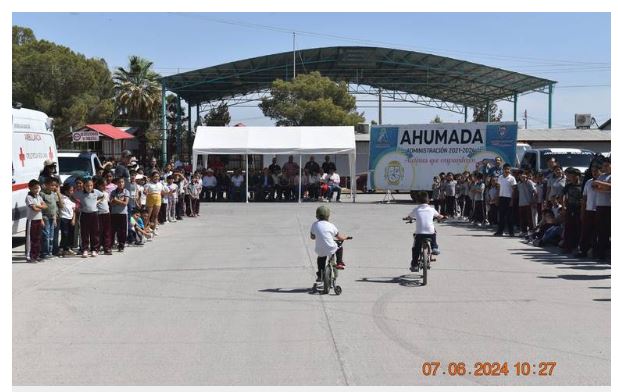  Inauguran la rehabilitación de la avenida Matamoros en Ahumada