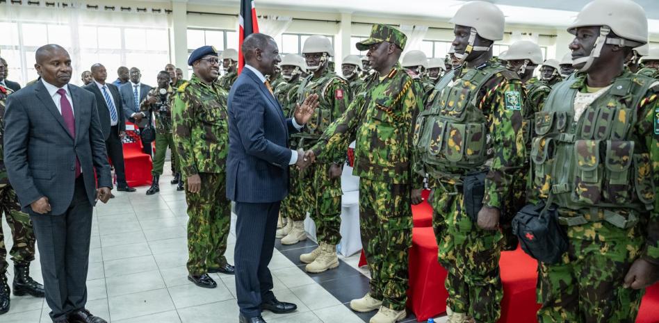  Kenia despide al primer contingente de policía que parte mañana hacia Haití