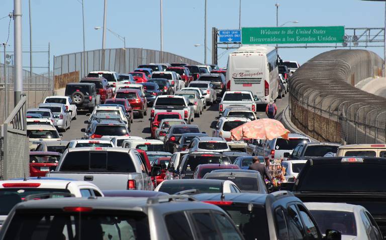  80% de los que se meten a la fila en los puentes tienen matrícula extranjera