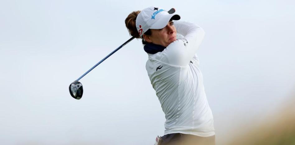  Gaby López batalla para librar corte en el AIG Women’s Open