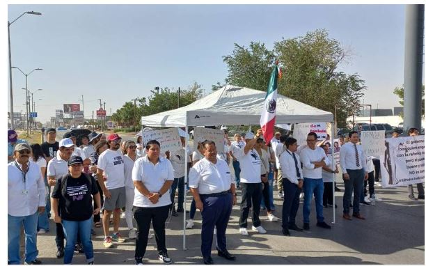  Trabajadores del PJF bloquean Panamericana