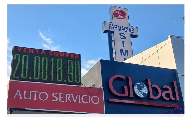  Segundo día con 20 pesos el dólar