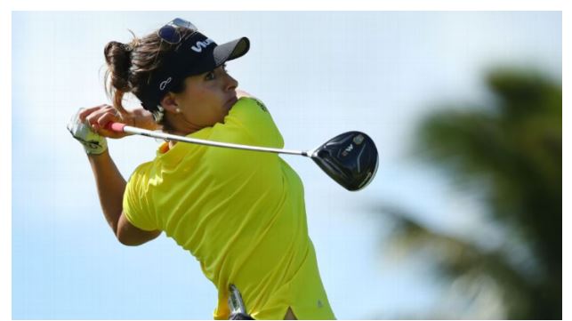  Gaby López única mexicana que libra corte en el Lotte Championship