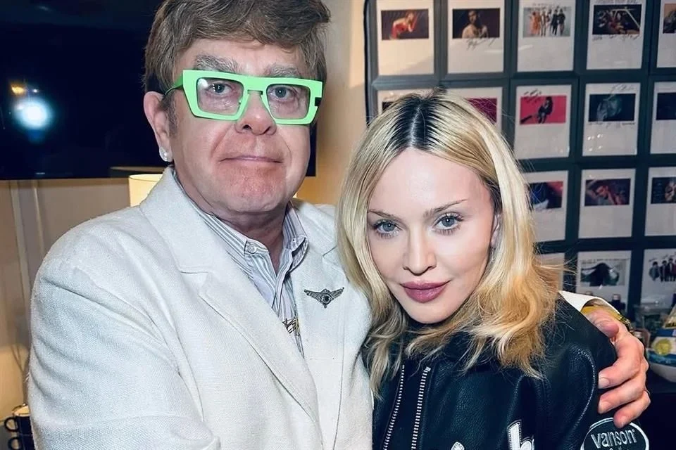  Retoman Madonna y Elton John amistad tras pleito de años