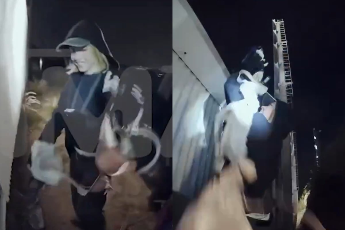  ¿Marketing o vandalismo?: Sydney Sweeney cuelga ropa interior en letrero de Hollywood para promover su nueva marca de lencería