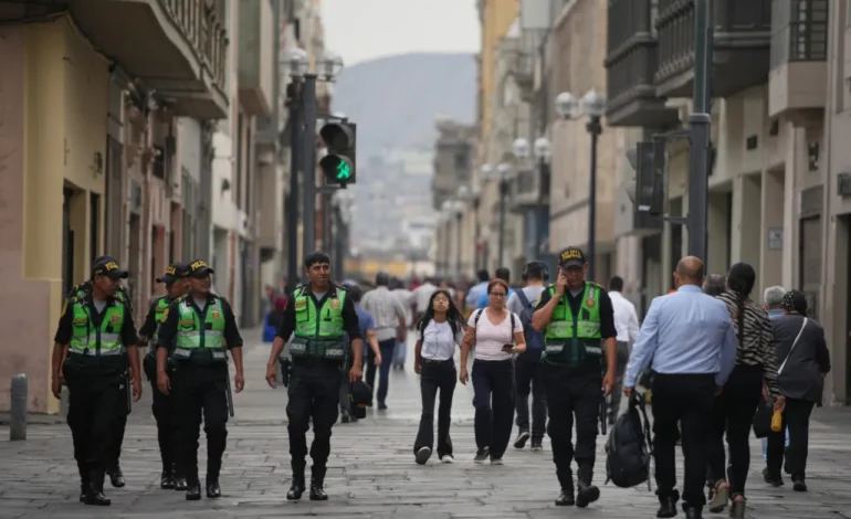 Perú declara estado de emergencia nacional ante escalada de violencia e inseguridad